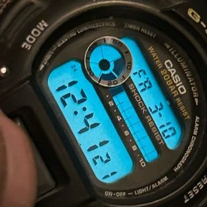 GSHOCK BLACKOUT WATCH